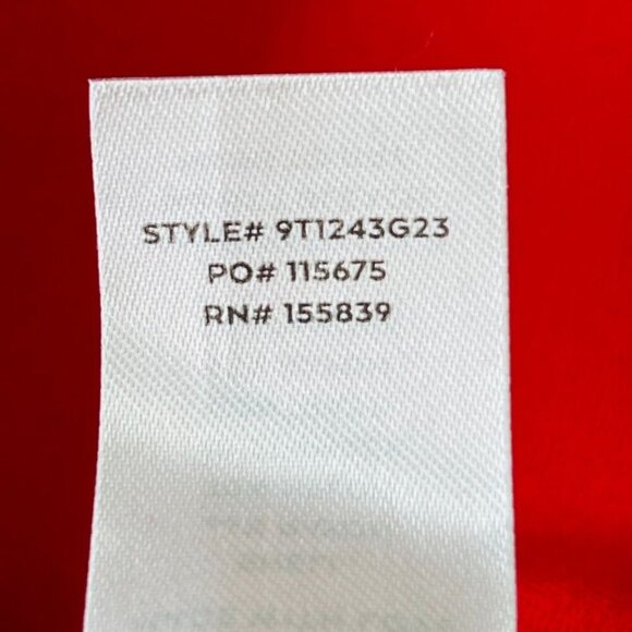 Lulus Women's Sleeveless Scoopneck Top Size L Red Ribbed Knit Tie Back Crop Tank - Picture 7 of 8